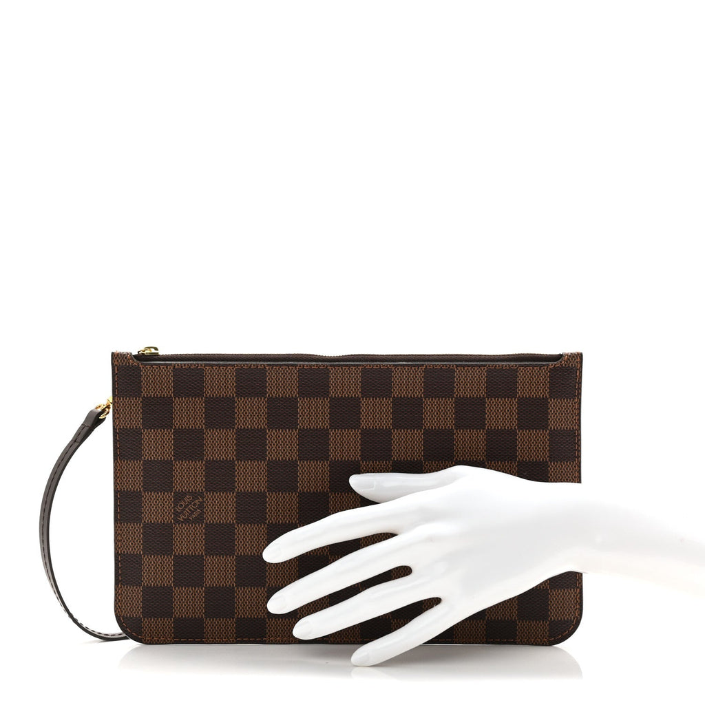 Louis Vuitton Damier Ebene Neverfull MM GM Pochette
