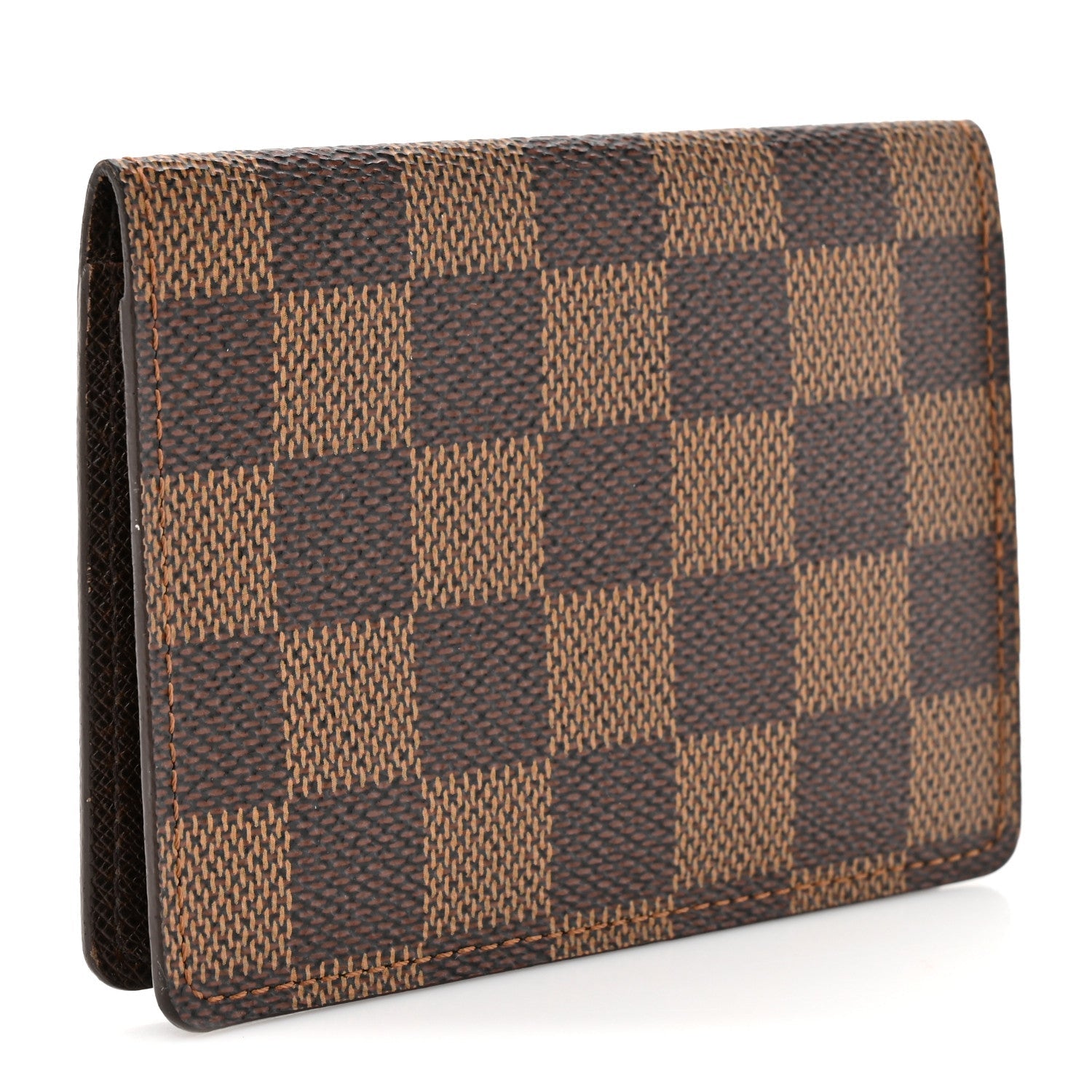 Louis Vuitton Damier Ebene Porte 2 Cartes Vertical Card Holder