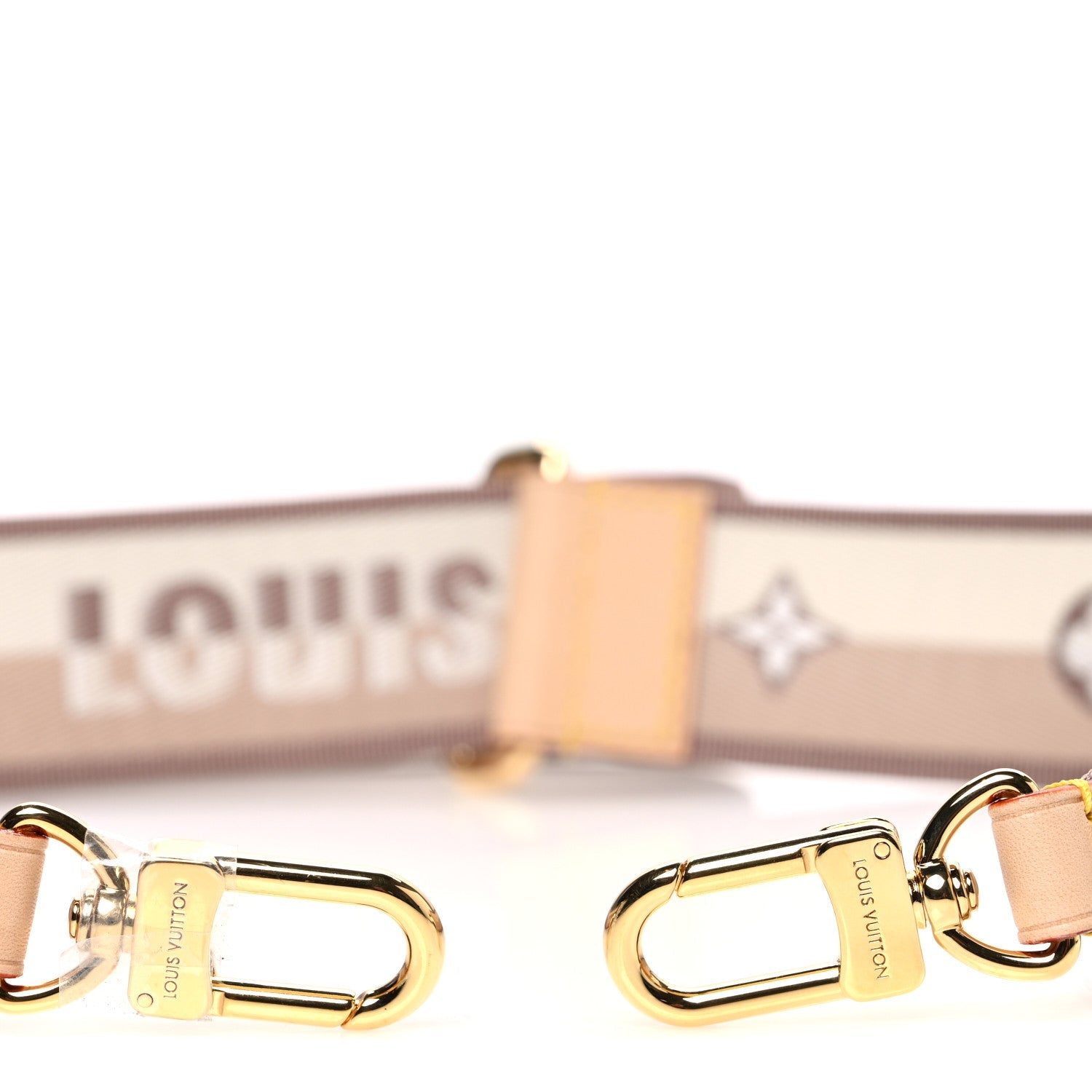 Louis Vuitton Jacquard Speedy Bandouliere 20 Shoulder Strap Beige