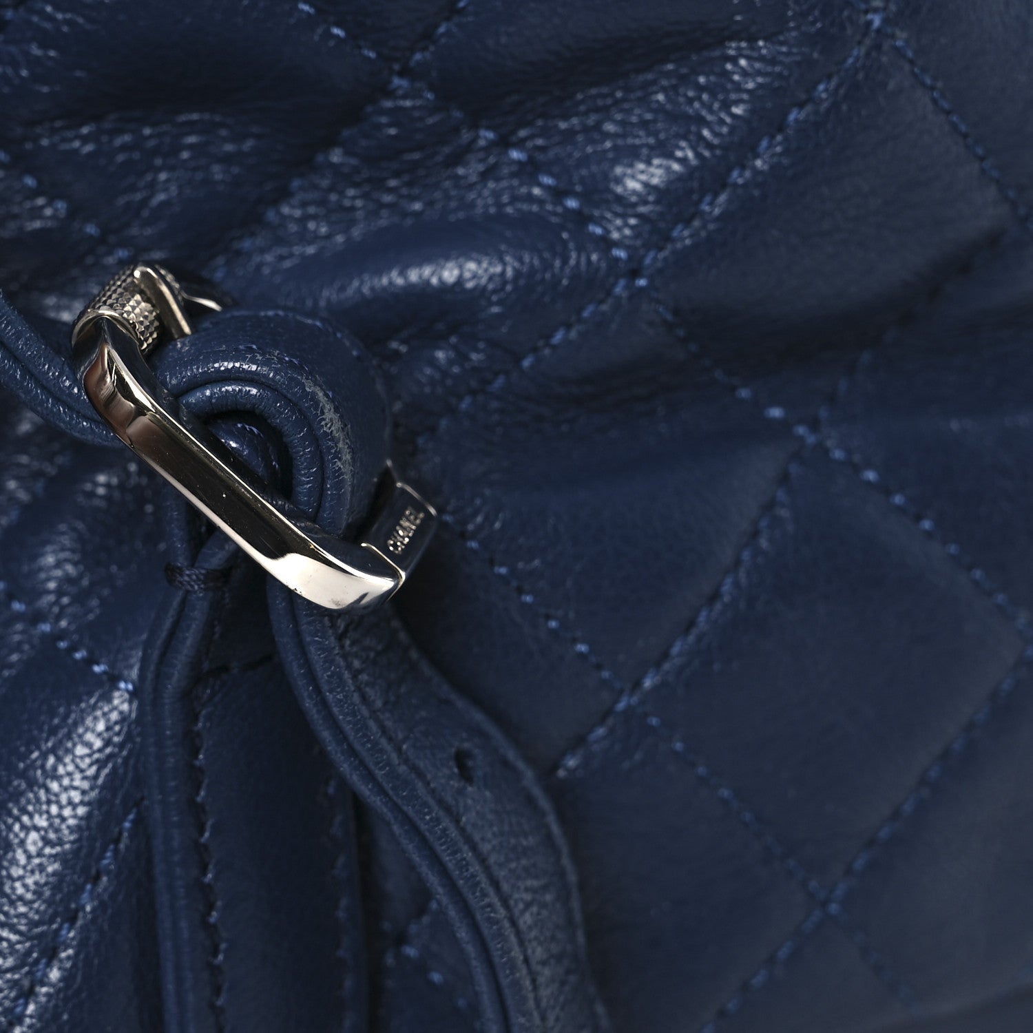 Chanel Calfskin Quilted Small Urban Spirit Backpack Blue