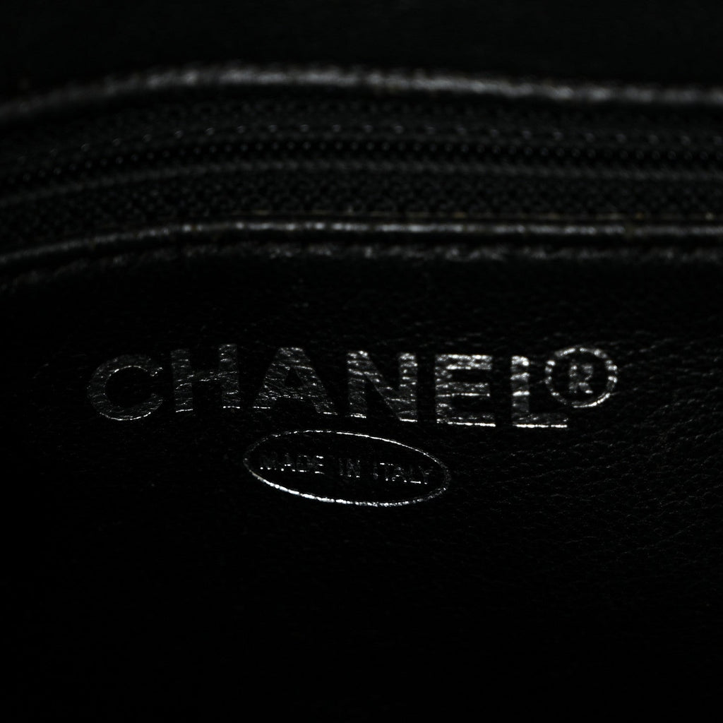 Chanel Caviar Quilted Medallion Tote Black
