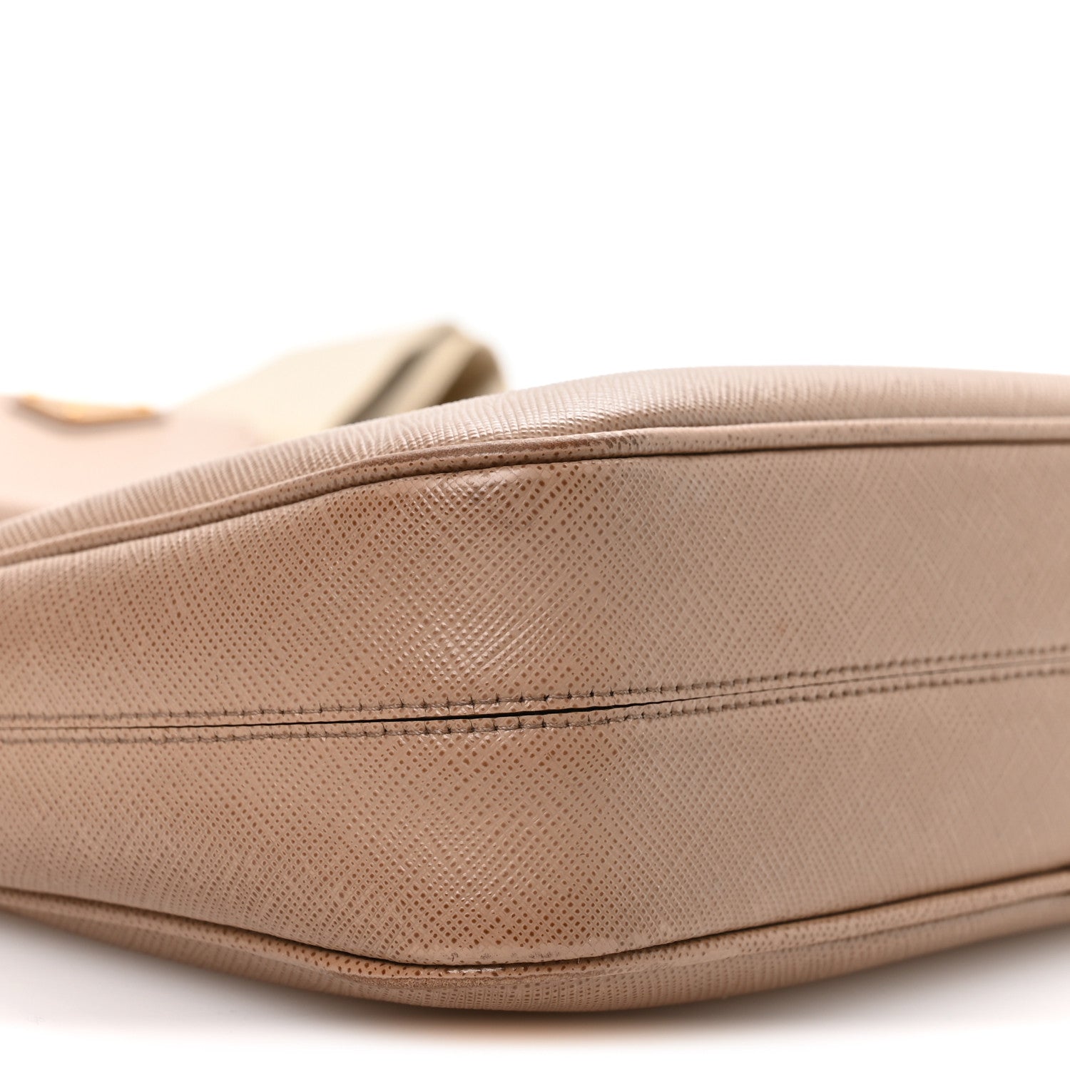 Prada Saffiano Lux Re-Edition 2005 Shoulder Bag Cammeo