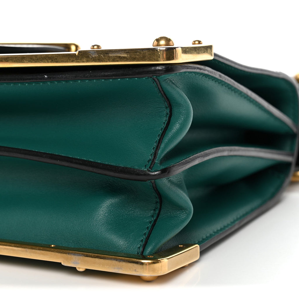 Prada City Calf Saffiano Cahier Bag Biliardo Black