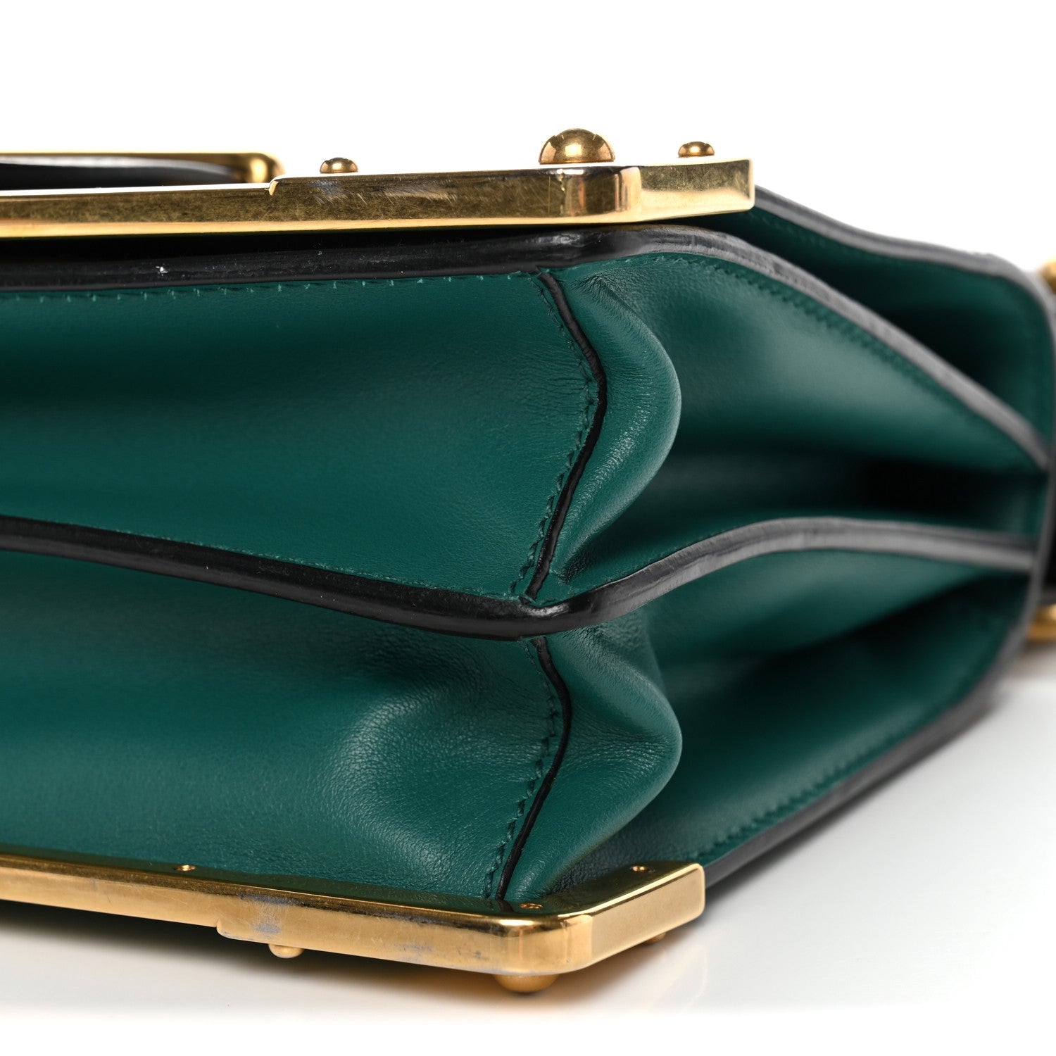 Prada City Calf Saffiano Cahier Bag Biliardo Black