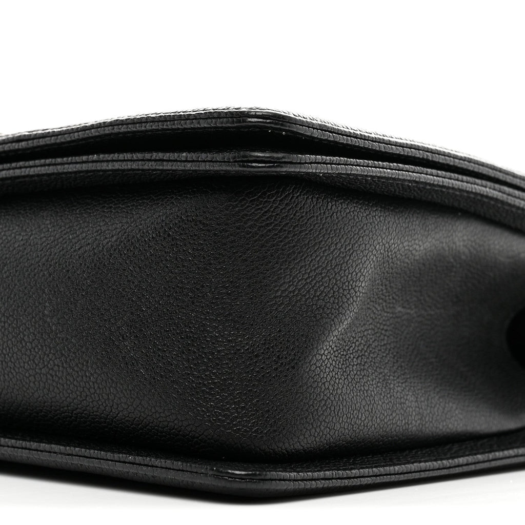 Chanel Caviar Quilted New Medium Boy Flap Black