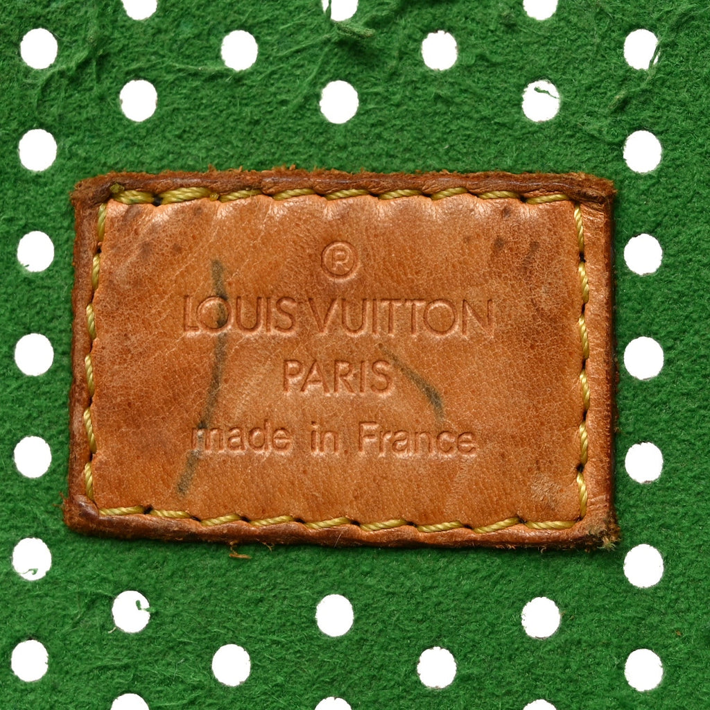 Louis Vuitton Monogram Perforated Speedy 30 Green