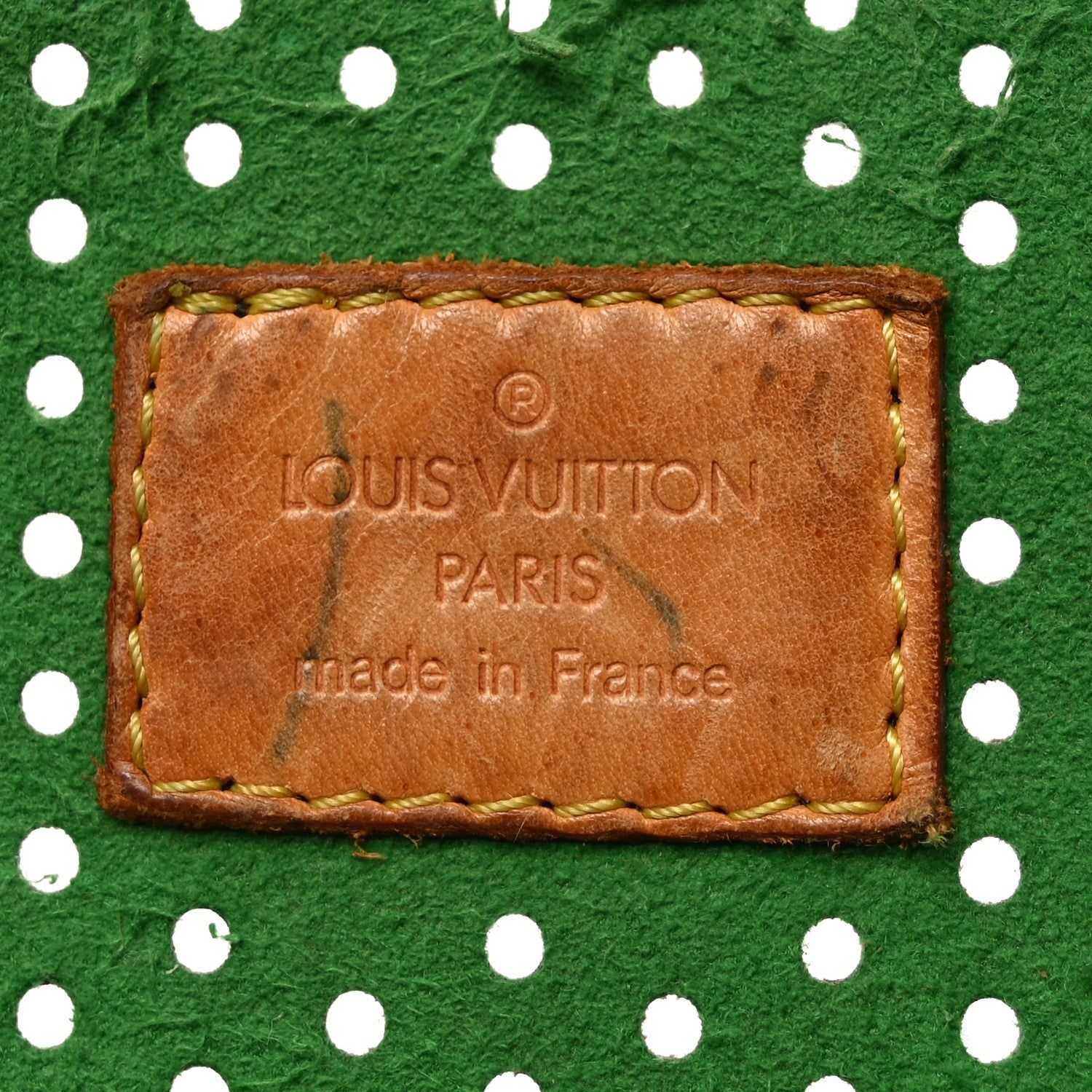Louis Vuitton Monogram Perforated Speedy 30 Green