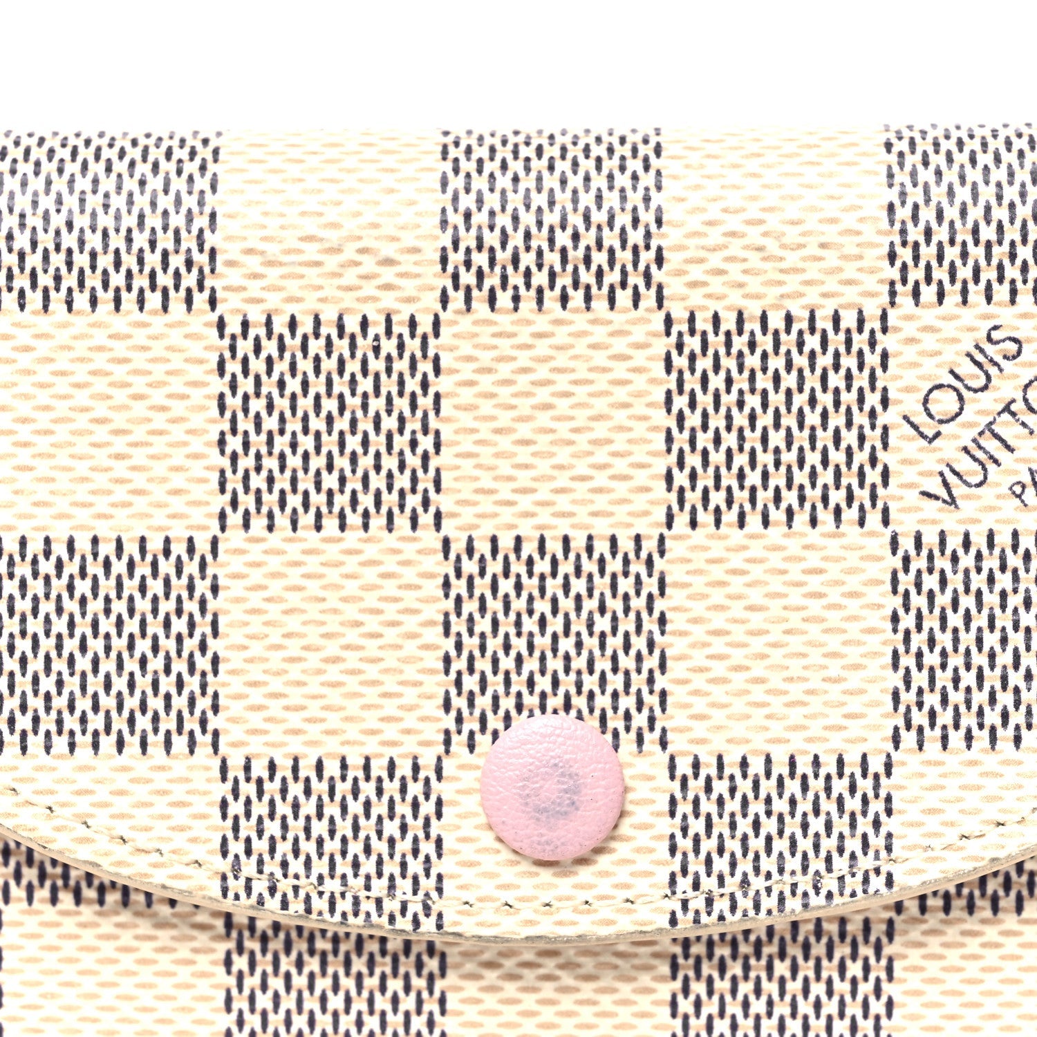 Louis Vuitton Damier Azur Rosalie Coin Purse Rose Ballerine