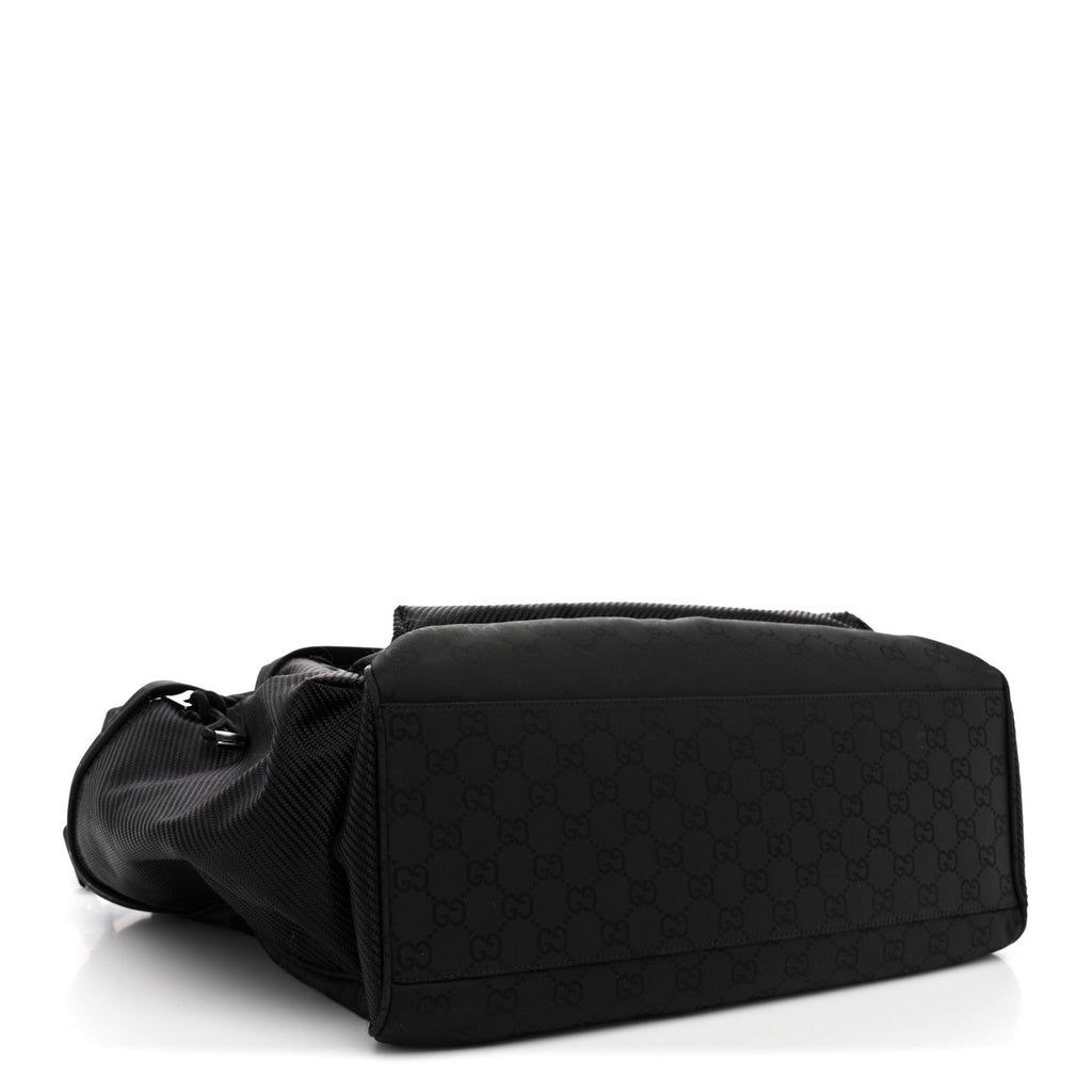 Gucci Nylon Large Nexus Tote Black