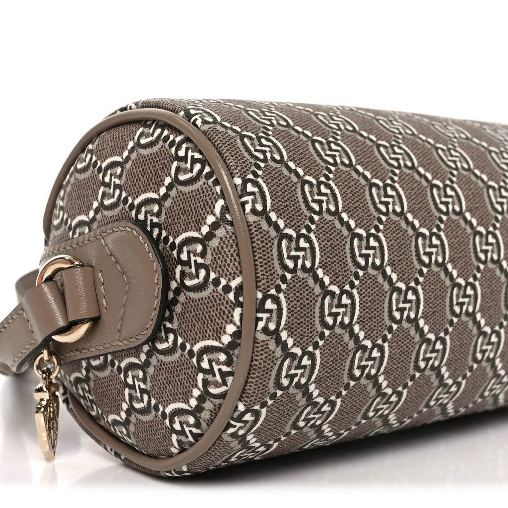 Gucci GG Shadow Monogram Mini Shoulder Bag Taupe