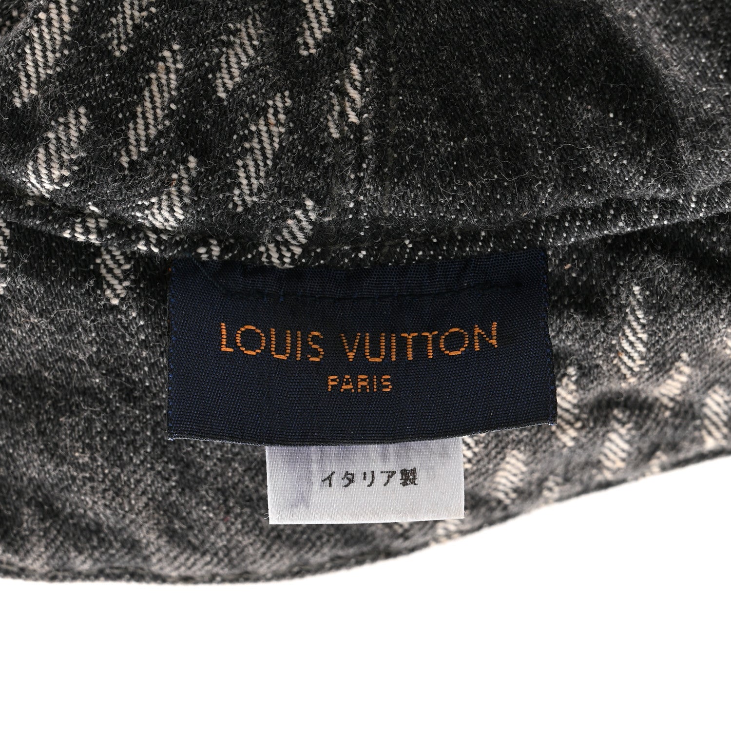 Louis Vuitton x NIGO Monogram Giant Denim Giant Damier Wave Sun Hat 60 Gray