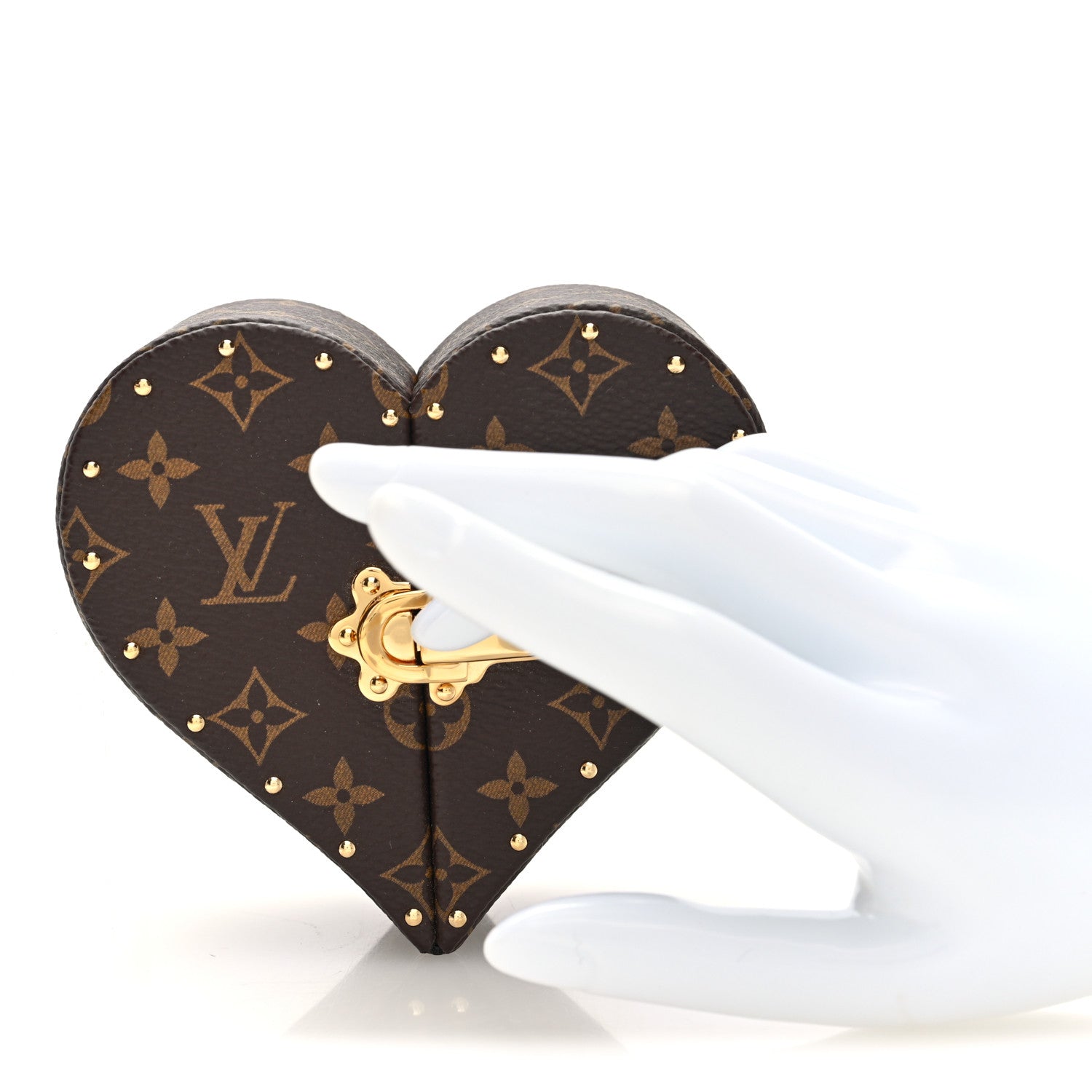 Louis Vuitton Monogram Heart Ecrin Coeur Jewelry Case