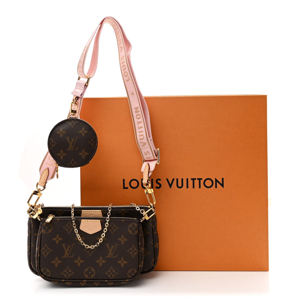 Louis Vuitton Monogram Multi Pochette Accessories Rose Clair