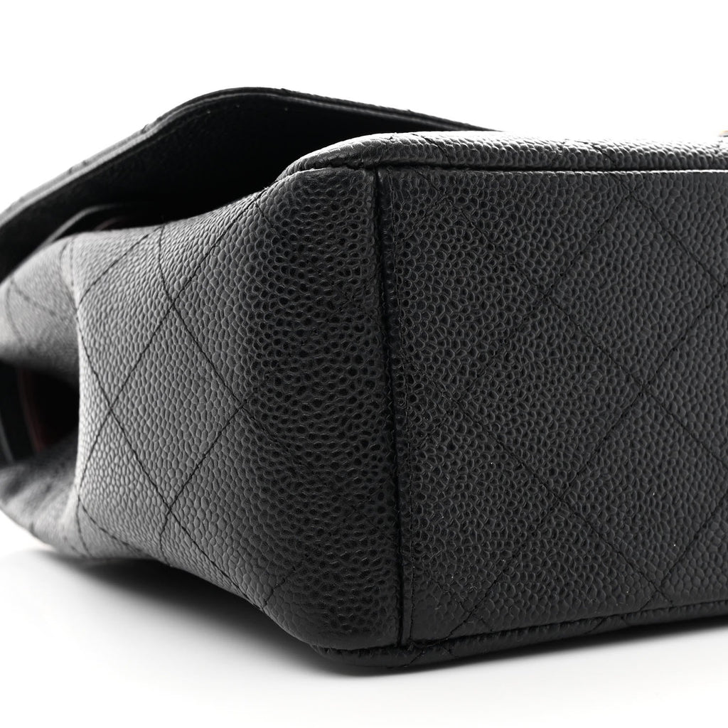Chanel Caviar Quilted Maxi Double Flap Black