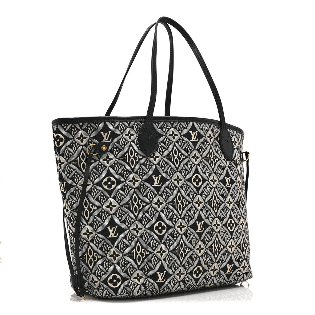 Louis Vuitton Jacquard Since 1854 Neverfull MM Grey