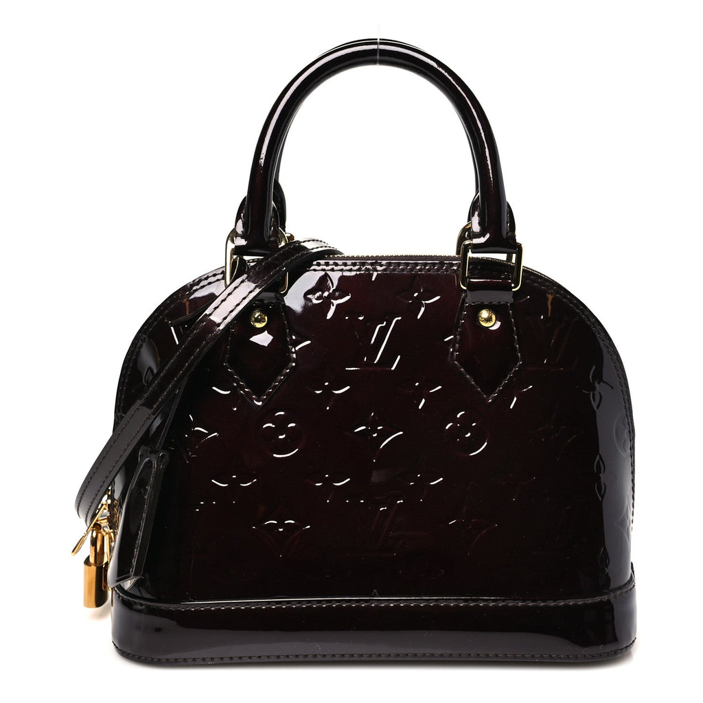 Louis Vuitton Vernis Alma BB Amarante