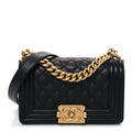 Chanel Caviar Quilted Small Boy Flap Black