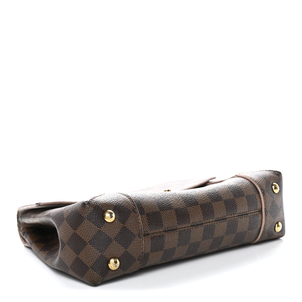 Louis Vuitton Damier Ebene Caissa Clutch Rose Ballerine