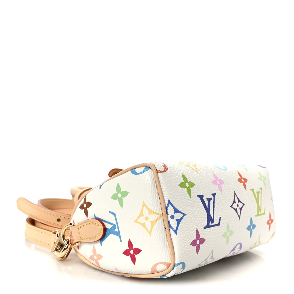 Louis Vuitton LV X TM Monogram Multicolor Nano Speedy White