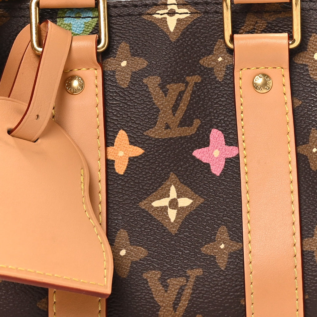Louis Vuitton Monogram Craggy Keepall Bandouliere 25 Chocolate