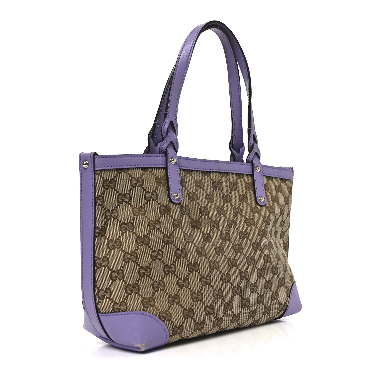 Gucci Monogram Small Craft Tote Lilac