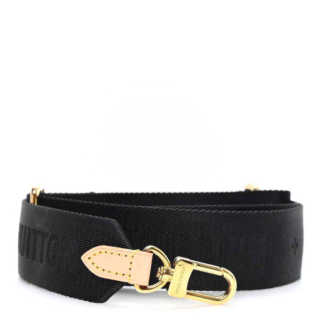 Louis Vuitton Monogram Multi Pochette Accessories Bandouliere Shoulder Strap Black