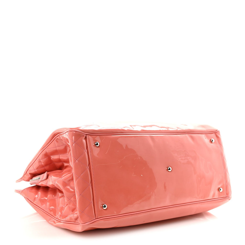 Chanel Vinyl Lipstick Ligne Tote Pink