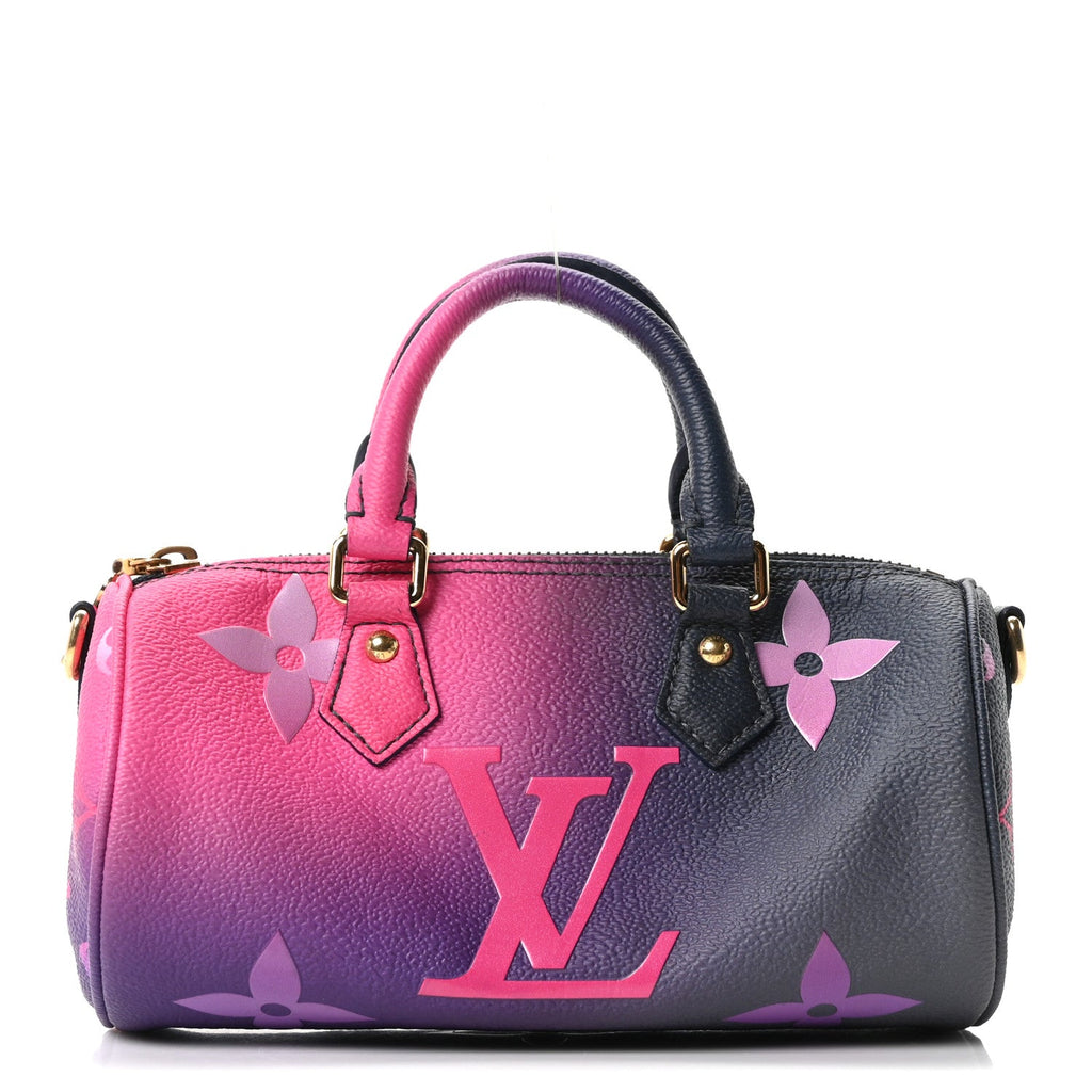 Louis Vuitton Monogram Giant Spring In The City Papillon BB Midnight Fuchsia