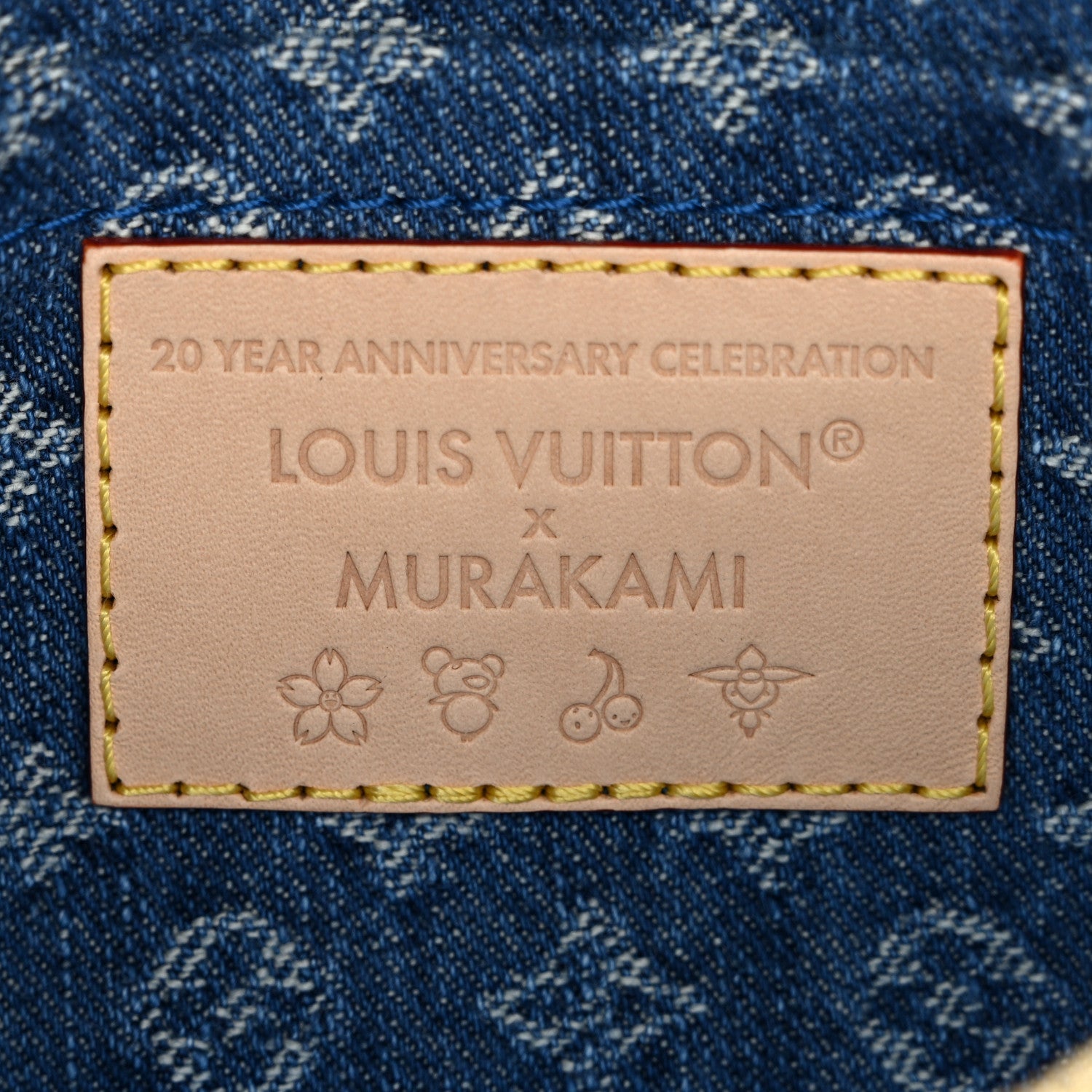 Louis Vuitton LV X TM Monogram Denim Cerises Pochette Accessories Blue