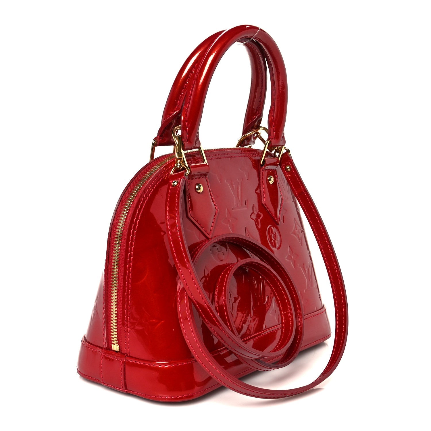 Louis Vuitton Vernis Alma BB Cherry