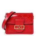 Louis Vuitton Vernis Monogram Dauphine Mini Red