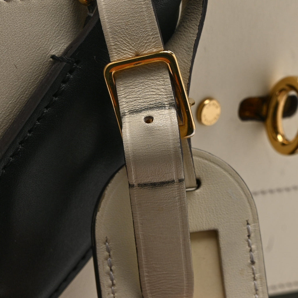 Louis Vuitton Taurillon City Steamer MM Kaki Creme Black