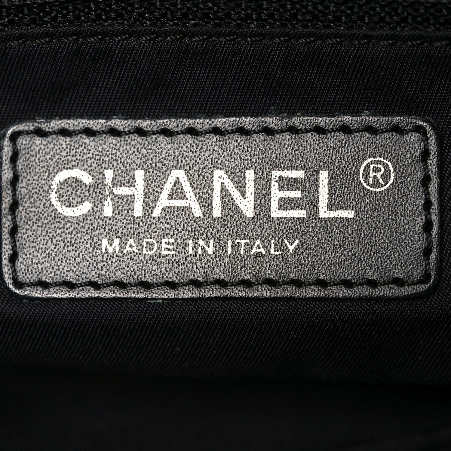 Chanel Nylon Travel Bowler Black