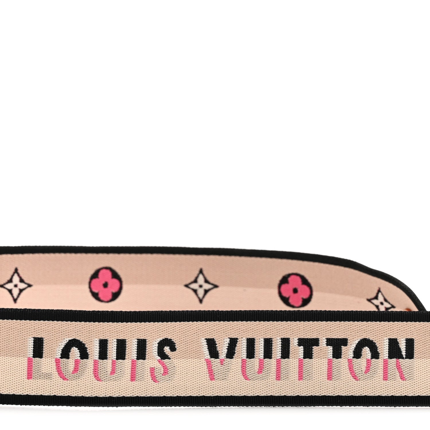 Louis Vuitton Jacquard Diane Shoulder Strap Black