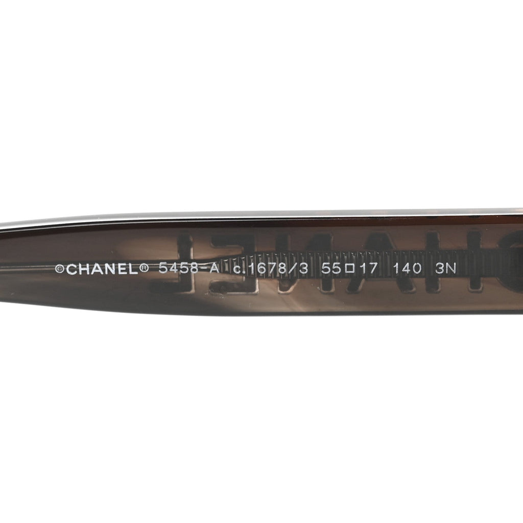 Acetate Pantos Logo Sunglasses 5458-A Brown