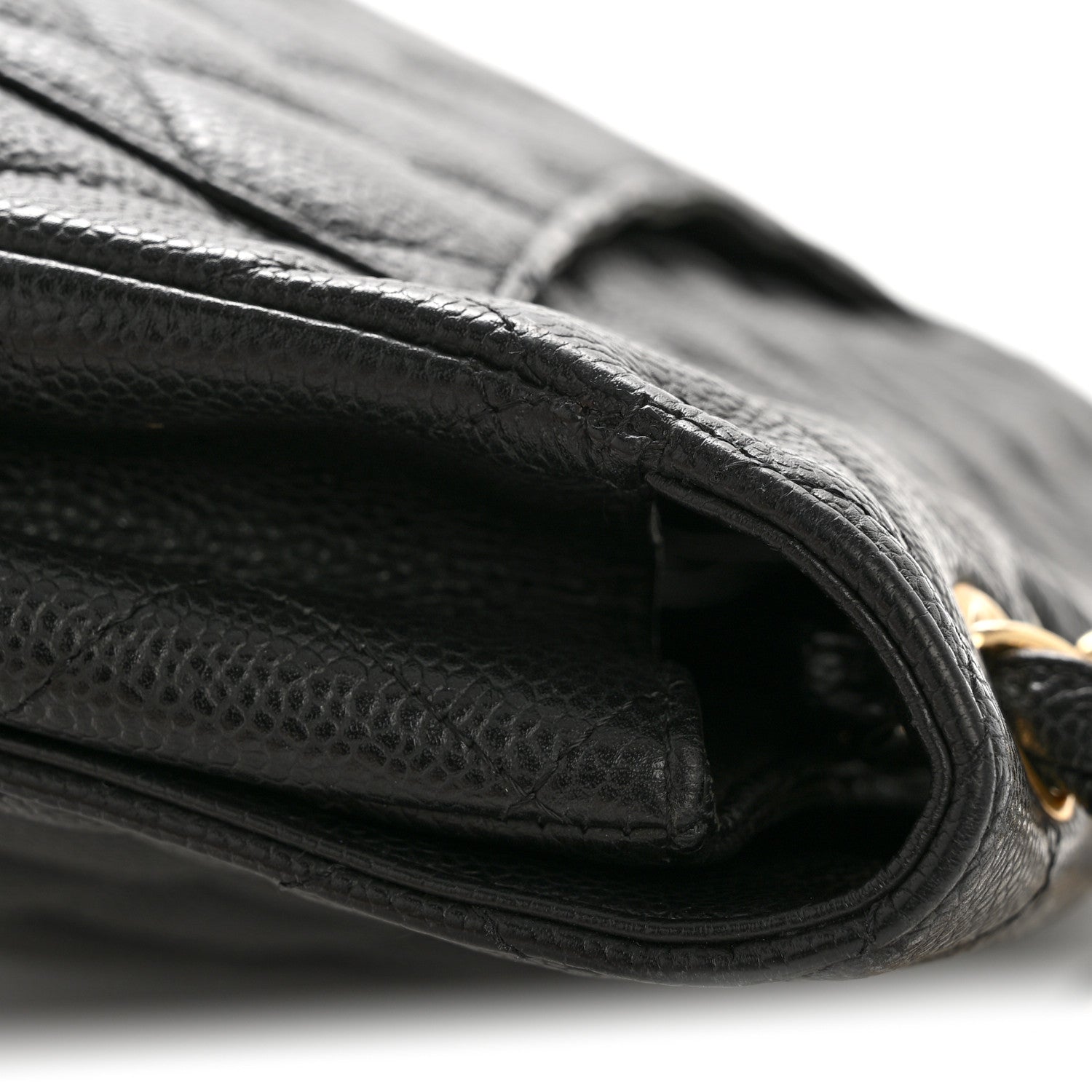 Chanel Caviar Quilted Jumbo Single Flap Black
