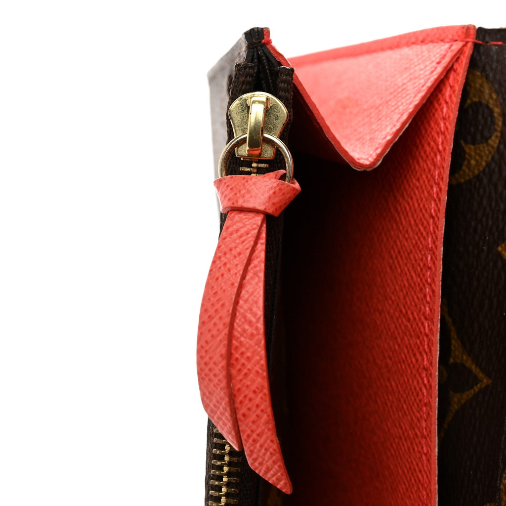 Louis Vuitton Monogram Emilie Wallet Poppy