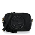 Gucci Pebbled Calfskin Small Soho Disco Bag Black