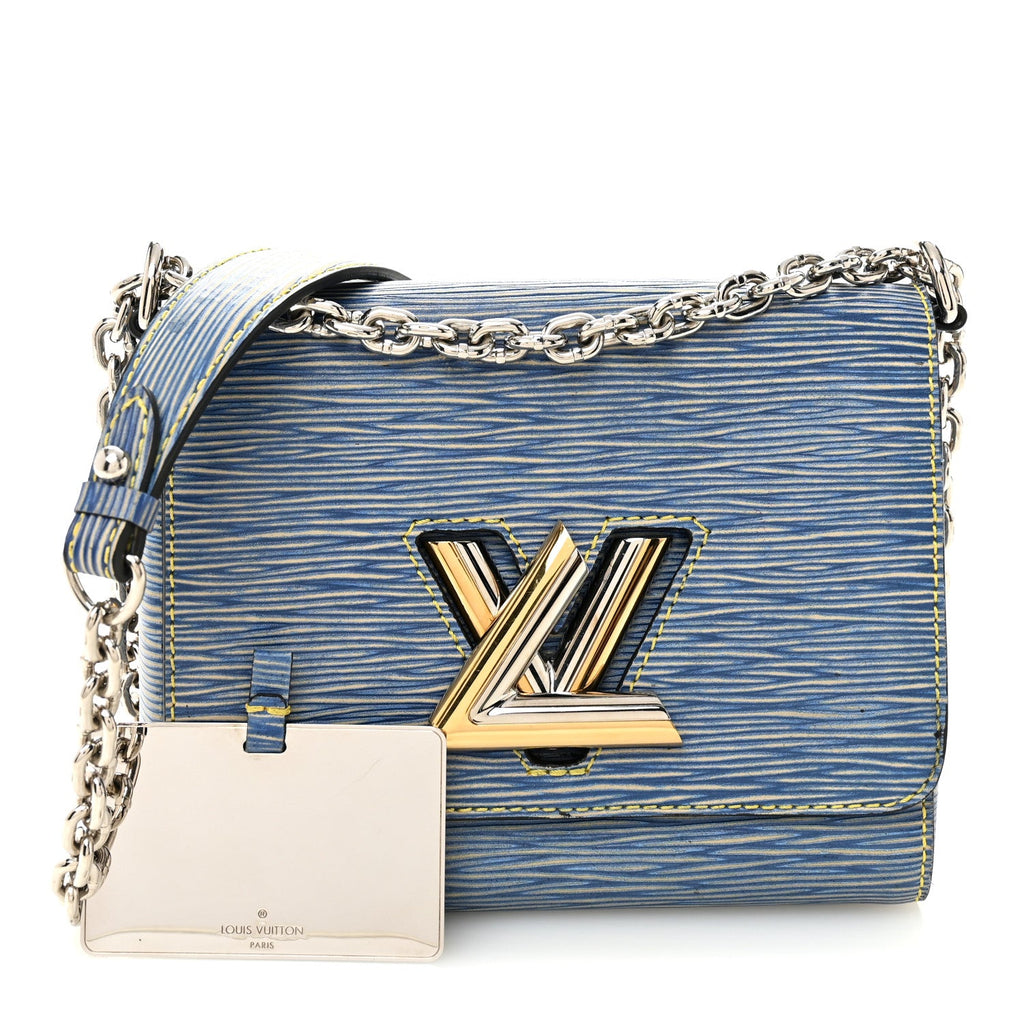 Louis Vuitton Epi Twist Shoulder Bag PM Denim Light