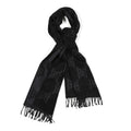 Gucci X BALENCIAGA Cashmere All Over Macro Print Scarf Black