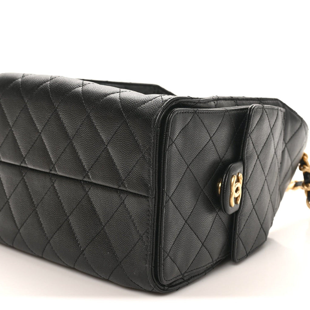 Chanel Caviar Quilted Small Chanel 25 Handbag Black