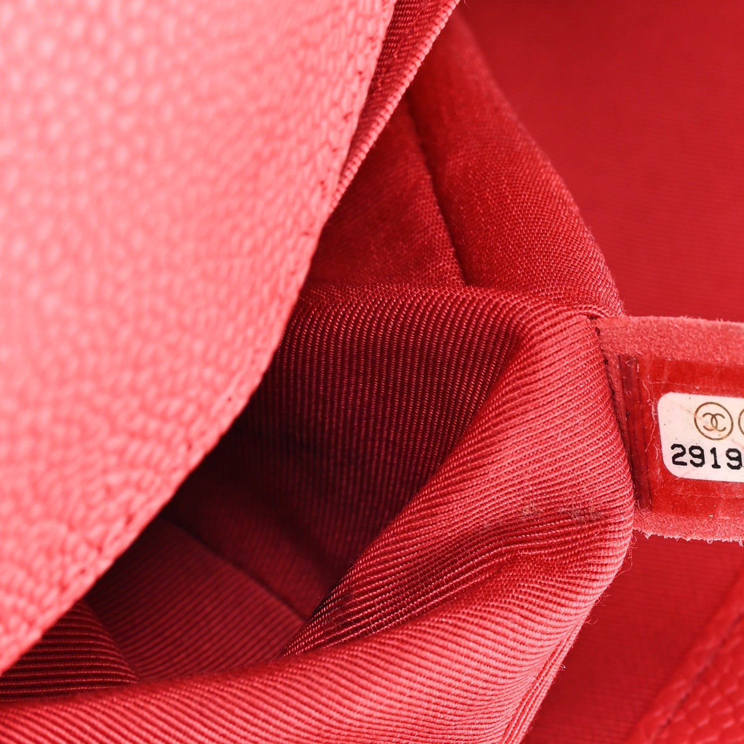 Chanel Caviar Quilted Medium Boy Flap Red