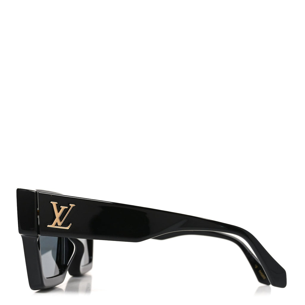 Louis Vuitton Acetate Swarovski Crystal Cyclone Sunglasses Z1578W Black