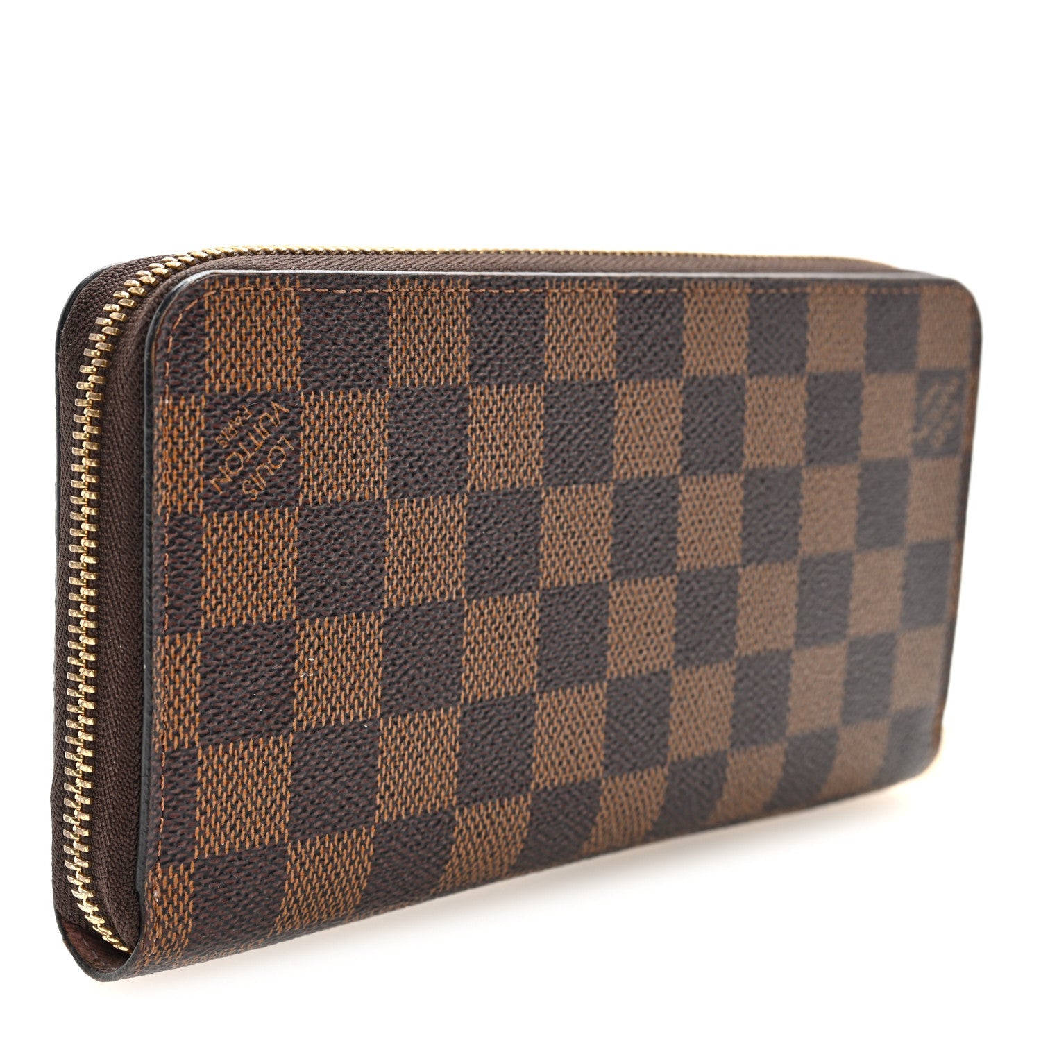 Louis Vuitton Damier Ebene Zippy Wallet Rose Ballerine