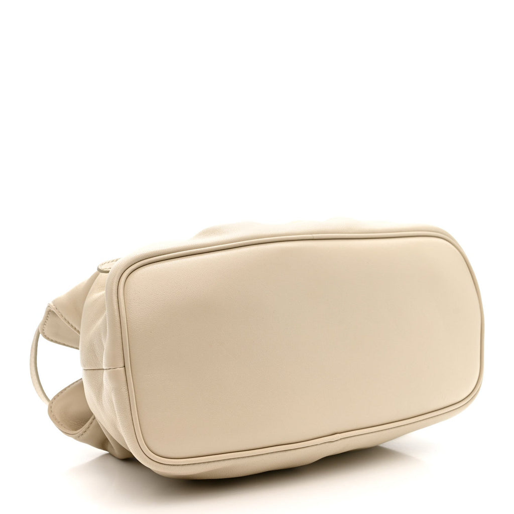 Prada Nappa Small Dada Shoulder Bag Avorio