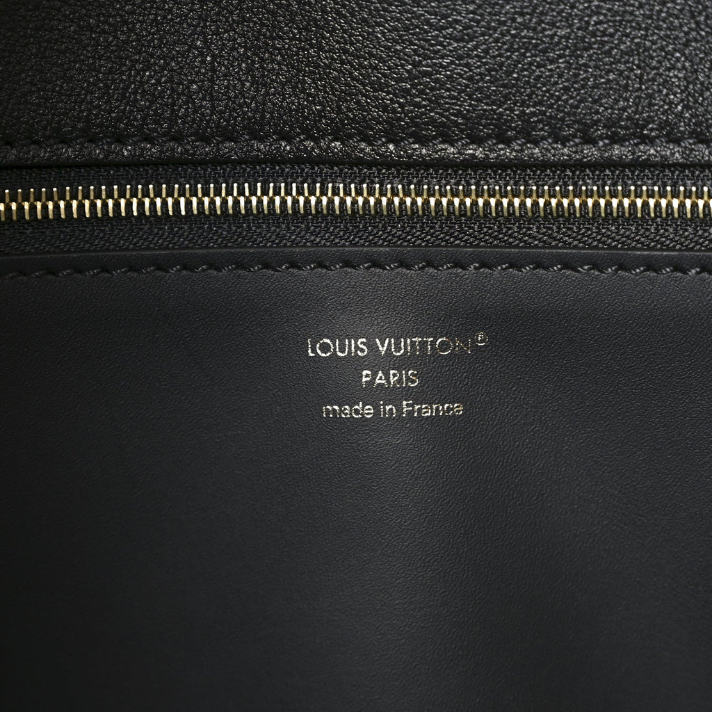 Louis Vuitton Calfskin Vendome MM Black