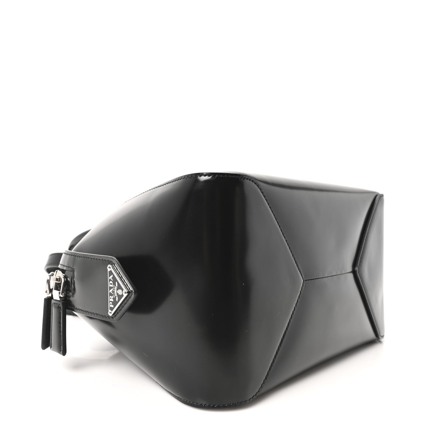 Prada Spazzolato Small Supernova Handbag Black
