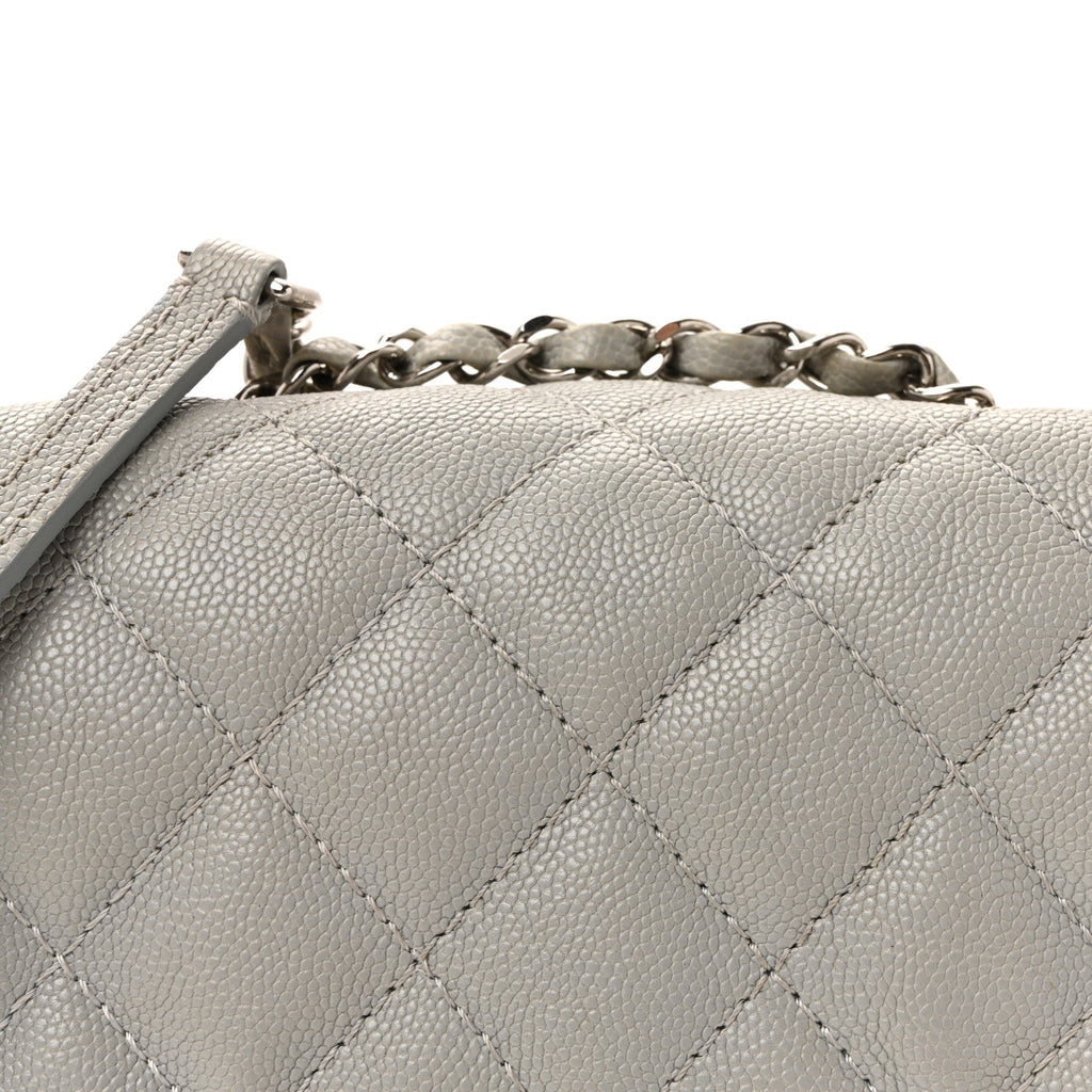 Chanel Caviar Quilted Medium Urban Companion Flap Grey