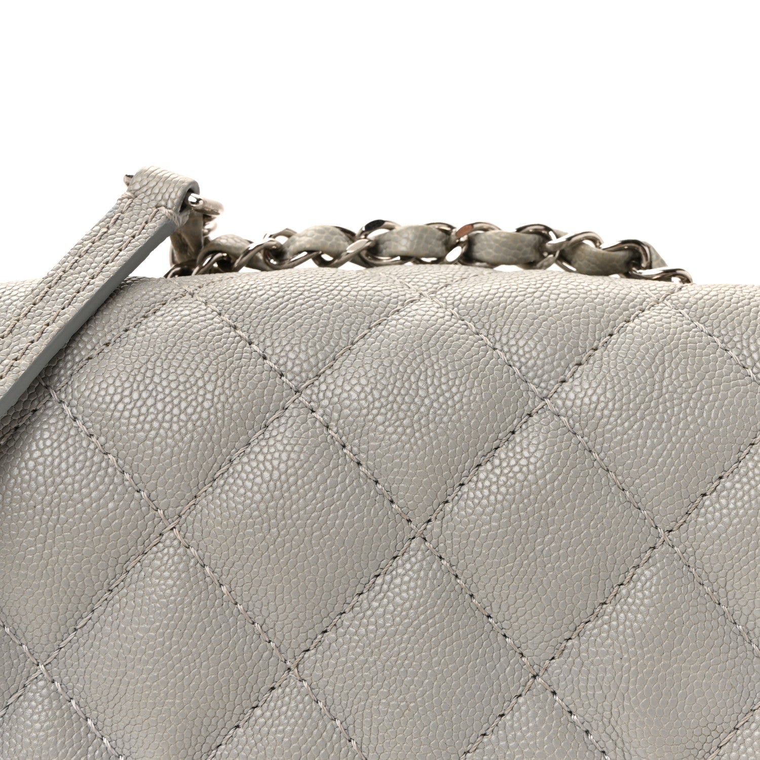 Chanel Caviar Quilted Medium Urban Companion Flap Grey