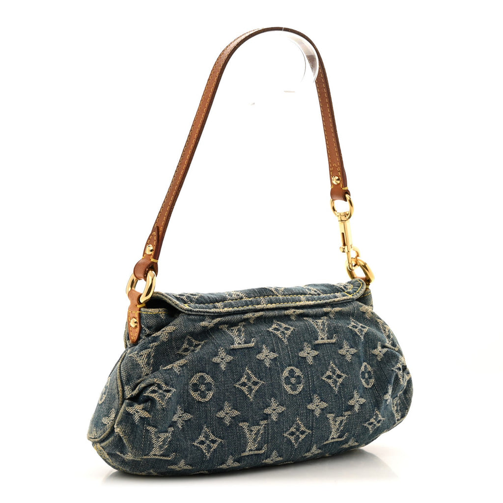 Louis Vuitton Monogram Denim Mini Pleaty Blue